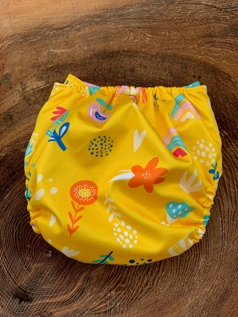 Somewhere-over-the-rainbow-Reusable Nappy